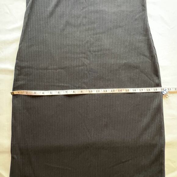 Gap Halter Midi Dress Black Ribbed Women's L NWOT - Picture 11 of 11